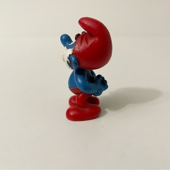 Lot of 2 Papa Smurf Toys Smurfs Figures - Picture 4 of 16